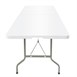Mesa plegable al centro Bolero blanca 243cm