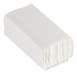 Toallas de mano blancas pliegue C Jantex. 160 toallas de dos capas. Caja de 15