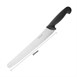 Cuchillo pastelero con hoja dentada Hygiplas 25,5cm negro