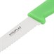 Cuchillo para tomates con hoja dentada Hygiplas 10cm verde