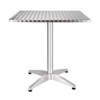 Mesa bistro cuadrada Bolero 70cm acero inoxidable