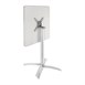Mesa cuadrada abatible Bolero 60cm acero inoxidable