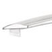 Mesa cuadrada abatible Bolero 60cm acero inoxidable