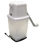 Pica-hielo con base de vacío blanco