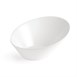 Cuencos inclinados ovalados Olympia blancos 222 x 246mm