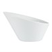 Cuencos inclinados ovalados Olympia blancos 133 x 154mm