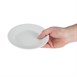 Platos llanos borde ancho Olympia blancos 165mm