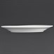 Platos llanos borde ancho Olympia blancos 202mm