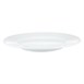 Platos llanos borde ancho Olympia blancos 202mm