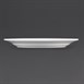 Platos llanos borde ancho Olympia blancos 230mm