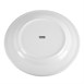 Platos llanos borde ancho Olympia blancos 280mm
