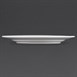 Platos llanos borde ancho Olympia blancos 310mm