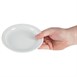 Platos llanos borde estrecho Olympia blancos 150mm