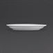 Platos llanos borde estrecho Olympia blancos 180mm