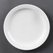 Platos llanos borde estrecho Olympia blancos 202mm