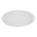 Platos llanos borde estrecho Olympia blancos 202mm