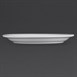 Platos llanos borde estrecho Olympia blancos 230mm