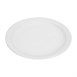 Platos llanos borde estrecho Olympia blancos 250mm