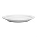 Platos llanos borde estrecho Olympia blancos 250mm