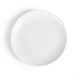 Platos llanos sin borde Olympia blancos 280mm
