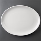 Fuentes ovaladas Athena Hotelware blancas 305 x 241mm