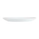 Fuente ovalada sin borde Olympia blanca 500 x 290mm