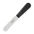 Cuchillo espátula con hoja recta Hygiplas 10cm negro