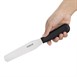 Cuchillo espátula con hoja recta Hygiplas 15cm negro