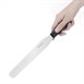 Cuchillo espátula con hoja recta Hygiplas 25,5cm negro
