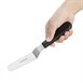 Cuchillo espátula con hoja en ángulo Hygiplas 10cm negro
