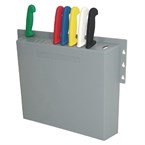 Estante de pared plástico para cuchillos Hygiplas 14 ranuras