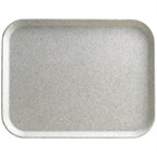 Bandeja Cambro Versa Lite poliéster en moteado ahumado