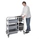 Carrito transporte acero inoxidable Vogue