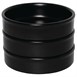 Platos apilables Mediterranean negros 102mm Olympia