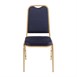 Sillas banquete de respaldo cuadrado Bolero azules