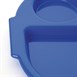 Bandeja pequeña de policarbonato Kristallon azul con compartimentos 322mm