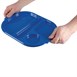 Bandeja pequeña de policarbonato Kristallon azul con compartimentos 322mm