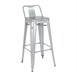 Taburete plata alto con respaldo