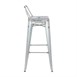Taburete plata alto con respaldo
