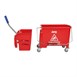 Cubo y escurridor Jantex rojo
