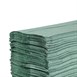 Toallas de mano verde pliegue en Z Jantex de 1 capa