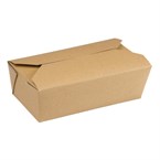 Envase comida para llevar Colpac rectangular papel kraft (Caja 250)