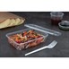 Contenedor de plástico Fiesta para microondas 500ml