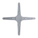 Base de mesa de 4 patas Bolero aluminio