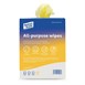 Toallas antibacterianas uso general Amarillo Jantex