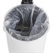Papelera con pedal Bolero 5L blanca