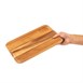 Tabla redondeada de acacia para carne Olympia