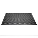Alfombrilla anti-fatiga de goma negra Jantex