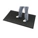 Alfombrilla anti-fatiga de goma negra Jantex