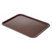 Bandeja laminada Cambro de cafetería caoba